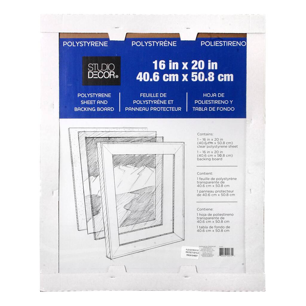 16 X 20 Polystyrene And Backing Kit By Studio Decor
